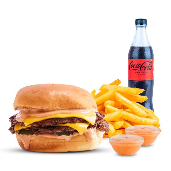 Combo Cheeseburger Doble