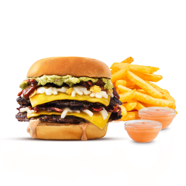 Burger Chingona + Papas