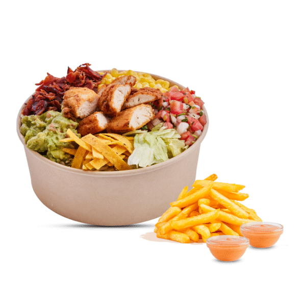 Mexicali Salad + Papas