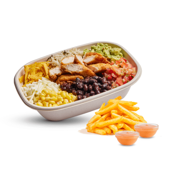 Tex Mex Bowl + Papas