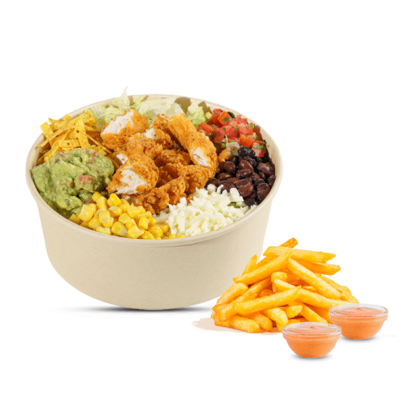 Tex Mex Salad + Papas